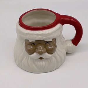SANTA’S FACE STONEWARE 16 oz MUG